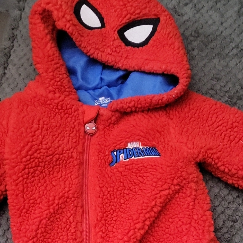 Marvel Spider-Man Red Fleece Kids Hoodie